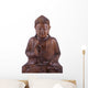 Wooden Buddha Wall Decal