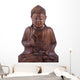 Wooden Buddha Wall Decal