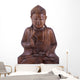 Wooden Buddha Wall Decal