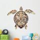 Abstract Turtle Wall Decal