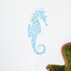 Abstract Seahorse Wall Decal