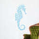 Abstract Seahorse Wall Decal