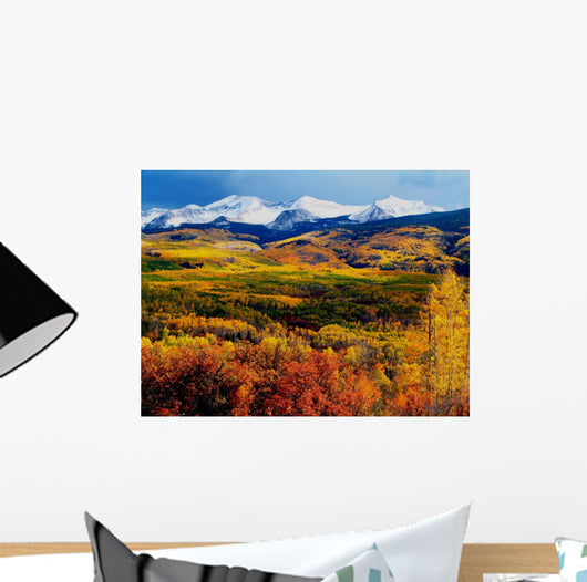 fall mountains Wall Mural