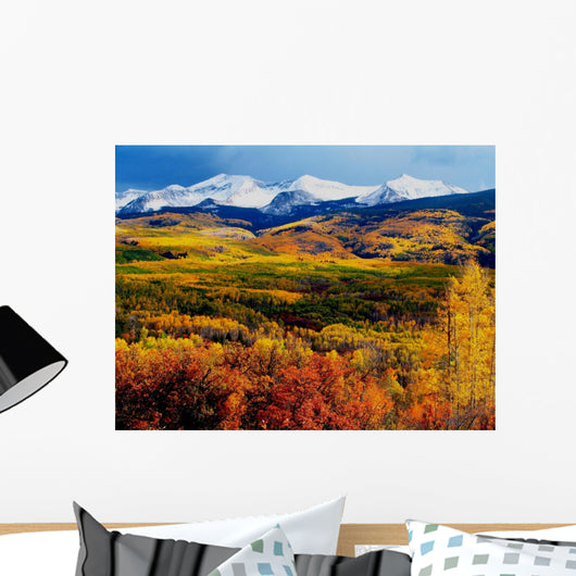 fall mountains Wall Mural