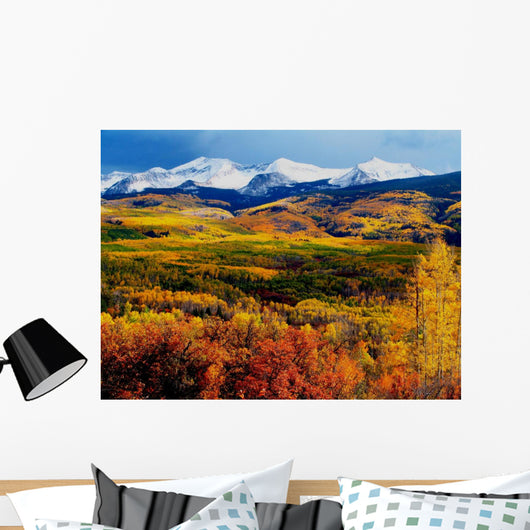 fall mountains Wall Mural