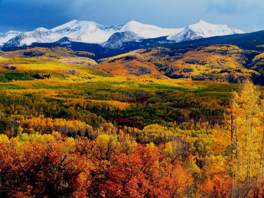 fall mountains Wall Mural