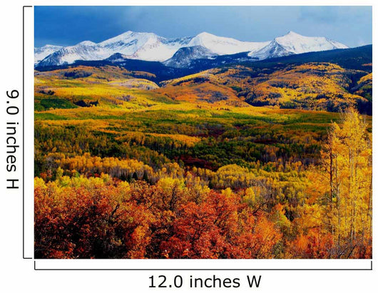 fall mountains Wall Mural