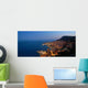 Monaco Cityscape at Night Wall Decal