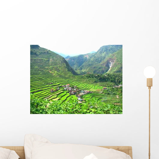 Batad Village and Rice Wall Decal