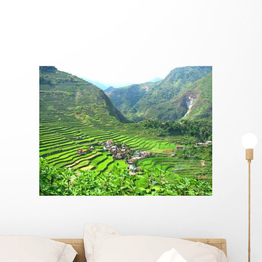 Batad Village and Rice Wall Decal