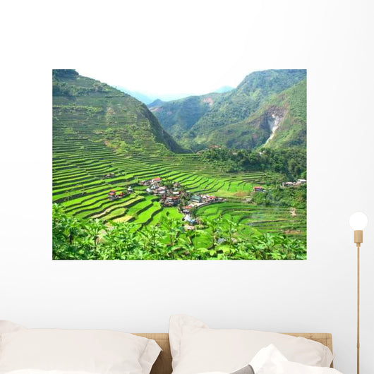 Batad Village and Rice Wall Decal