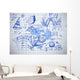 Math and Physics Symbols Wall Mural