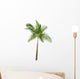 Palm Tree White Wall Decal