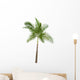 Palm Tree White Wall Decal