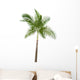 Palm Tree White Wall Decal