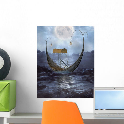 Elven Gondola Wall Decal