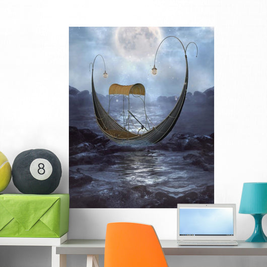 Elven Gondola Wall Decal