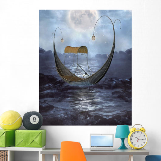 Elven Gondola Wall Decal