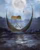 Elven Gondola Wall Decal