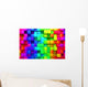 Rainbow Colorful Boxes Wall Mural
