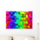 Rainbow Colorful Boxes Wall Mural