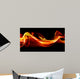 Flame abstract Wall Mural