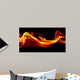 Flame abstract Wall Mural