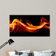 Flame abstract Wall Mural