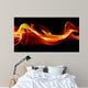 Flame abstract Wall Mural