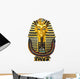 Egyptian Golden Pharaohs Mask Wall Decal
