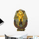 Egyptian Golden Pharaohs Mask Wall Decal