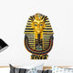 Egyptian Golden Pharaohs Mask Wall Decal