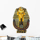 Egyptian Golden Pharaohs Mask Wall Decal