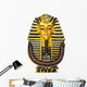 Egyptian Golden Pharaohs Mask Wall Decal