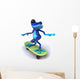 Blue Frog Wall Decal