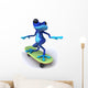Blue Frog Wall Decal