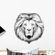lion head Wall Decal