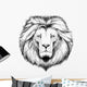 lion head Wall Decal
