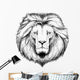 lion head Wall Decal