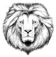 lion head Wall Decal