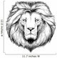 lion head Wall Decal