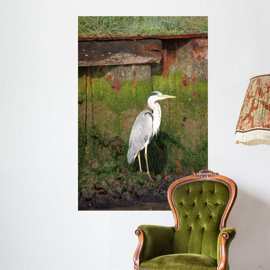 Heron Wall Mural