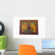 Thai Style Window Panels Wall Mural