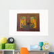 Thai Style Window Panels Wall Mural