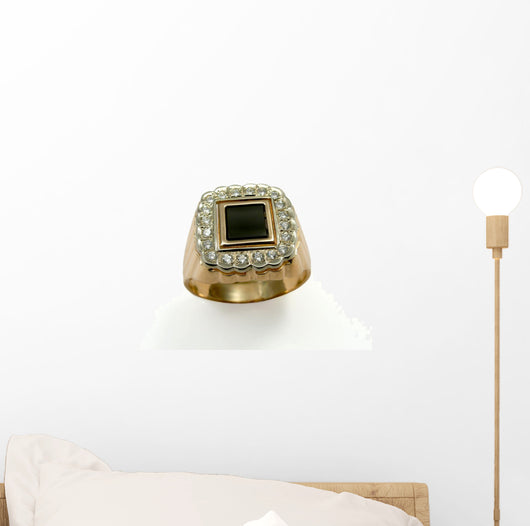 Man's Jewelry Ring Wall Decal