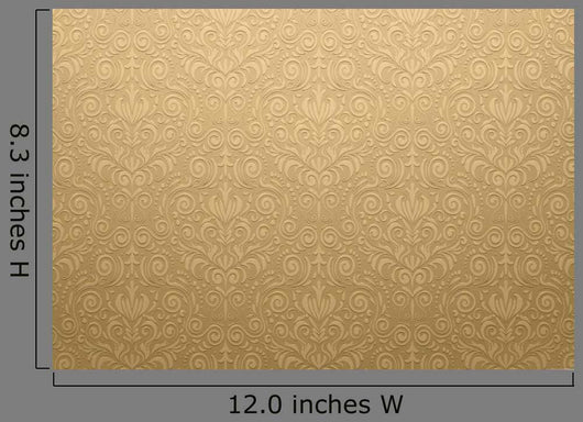 Golden Vector Texture Wall Decal