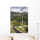 Wengen mountain railway in Swiss Alps Wall Mural