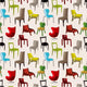 Chair Furniture Seamless Pattern Wall Decal