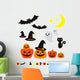 Halloween Wall Decal Sticker Set