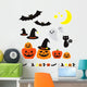 Halloween Wall Decal Sticker Set